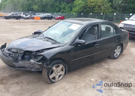 2004 Honda Civic Ex from USA, damaged, VIN 2HGES26714H608631